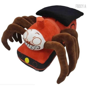 Fbdcyia Choo Choo Charles Plush Toy,8.7Inch Charles Spider Train Doll,Gift For Kids Fans,Choo Choo Train Toy Spider Stuffed Animal (Red Style 1)