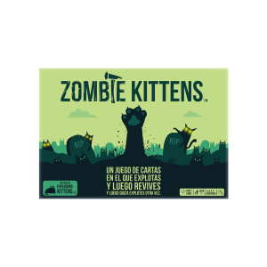 Zombie Kittens De Exploding Kittens - Juegos De Cartas Para Adultos, Adolescentes Y Ni?Os - Divertidos Juegos Familiares