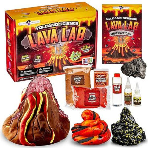 Original Stationery Lava Science Slime Kit, Fun Science Kit To Play Slime Games, Create Glow In The Dark Slime & Make Science Experiments For Kids 6-8