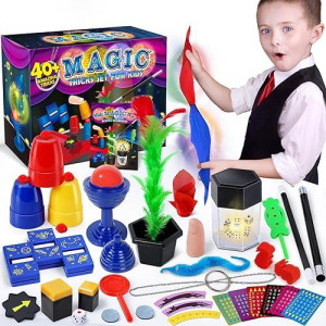 Heyzeibo Magic Kit - Magic Tricks For Kids, Magic Set With Step-By-Step Instructions Manual For Each Trick For Kids Ages 6 7 8 9 10 11 12 To Perform, Magic Toy Gifts For Girls Boys Beginners