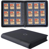 D Dacckit Toploader Binder, Holds 288 Toploaders, 9 Pocket Top Loader Binders With Sleeves For 3 X 4 Rigid Card Holders For Trading Cards Or Sports Cards In 3 X 4'' Toploaders - Black