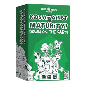 Kids Against Maturity: Card Game For Kids And Families, Super Fun Hilarious Card Game For Family Party Game Night Farm Edition