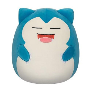Squishmallows Pokemon Snorlax Plush Toy, 25 Cm, Add Snorlax To Your Squad, Ultra-Soft Plush Stuffed Animal, Official Jazwares Plush Toy