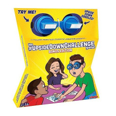 Vango Upsidedownchallenge Game - Complete Fun Challenges With Upside Down Goggles For Ages 8+, 2-6 Players