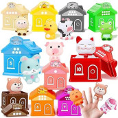 Criolpo Montessori Toys For Toddlers 1 2 3 Year Old, 10 Pcs Farm Animal Toys, Counting, Matching & Sorting Educational Toys, Christmas Birthday Gift For Baby Boys Girls Age 12-18 Months