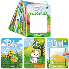 Alphabet Water Coloring Flash Cards For Toddlers 2-4, Mess-Free Coloring Cards, Toddler Abc Learning & Speech Therapy Toys, Educational Toys Gifts For Kids Boys And Girls 2 3 4 5 Years Old