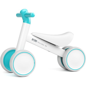 Xjd Baby Balance Bikes Bicycle Baby Toys For 1 Year Old Boy Girl 10 Month -36 Months Toddler Bike Infant No Pedal 4 Wheels First Bike Or Birthday Gift Children Walker (Mint Green)