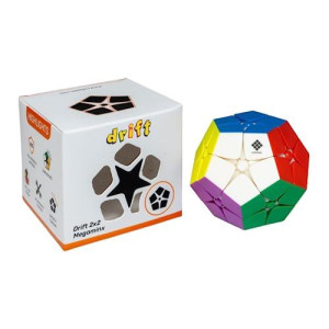 cubelelo Drift Megaminx 2x2 Stickerless Speedcube Puzzle for Kids & Adults 12 Sided Unique challenging Puzzle with Adjustable Tension & Anti-pop Design