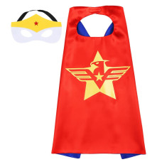 Aodai Superhero Capes For Kids Halloween Costumes And Dress Up - Superhero Toys Capes 4-10 Year For Boys Birthday Party Gifts