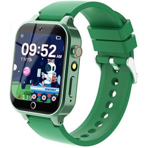 Cosjoype Kids Smart Watch For Kids With 26 Puzzle Games Hd Camera Video Mp3 Player Habit Tracking Pedometer Flashlight 12/24 Hr Kids Watches Gift For 4-12 Year Old Boys Toys For Kids