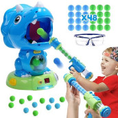 Eaglestone Moveable Dinosaur Shooting Toys Triceratops Action,Kids Shooting Games With Lcd Score Record&Led, Enhancing Hand-Eye Coordination Toys For Boys And Girls