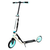 Hudora Scooter For Adults - Folding Adult Scooters Adjustable Height, Scooters For Teens 12 Years And Up, Kick Scooter For Outdoor Use, Lightweight Durable All-Aluminum Frame