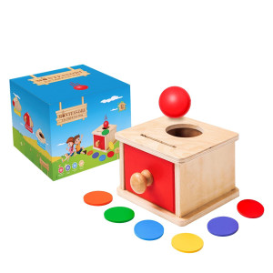 Yaani 2-In-1 Ball And Coin Drop, Baby Toys 6-12 Months, Montessori Toys For 1 Year Old, Sensory Toys, Toddler Toys, Baby Boy Gifts, Toys For Girls, Baby Girl, Toys For 2 Year Old, Montessori Toys