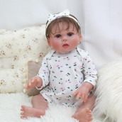 Kaydora Reborn Baby Dolls Girl - 18 Inch Realistic Full Silicone Soft Body, Lifelike Newborn Baby Doll That Look Real, Kids Gift Box For 3+ Years Old