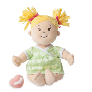 Manhattan Toy Baby Stella Blonde 15" Soft First Baby Doll For Ages 1 Year And Up, No Retail Packaging
