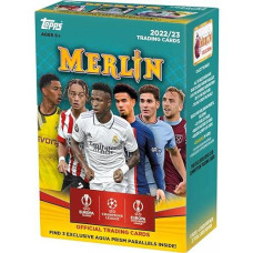 2022-2023 Topps Merlin Chrome Uefa Champions Soccer Card Blaster Box - 32 Soccer Cards Per Blaster Box
