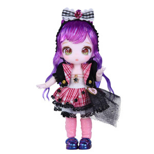Icy Fortune Days 13Cm Ball Joint Doll Anime Style Ob11 Action Humanoid Gift Decoration Set (Capricorn)