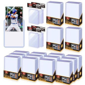 400 Count Toploaders Card Sleeves And 400 Count Clear Soft Sleeves For Trading Card, Protective Sleeves Holder Fit For Stardard Cards, Baseball Card, Sports Cards, Mtg, Yugioh