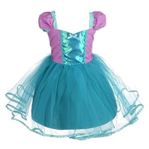 Dressy Daisy Princess Mermaid Costumes Birthday Fancy Party Dresses Up For Baby Girls Size 3-6 Months 108