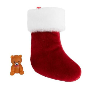 World'S Smallest Merry Christmas Stocking With Mini Toy