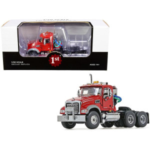 Mack Granite Mp Engine Series Truck Tractor Red 1/50 Diecast Model By First Gear