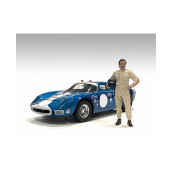 Racing Legends 60'S Figures A And B Set Of 2 For 1/18 Scale Models By American Diorama