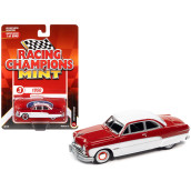 1950 Ford Coupe Red And White Racing Champions Mint 2022 Release 2 Limited Edition To 8548 Pieces Worldwide 1/64 Diecast Model Car By Racing Champions