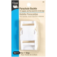 Dritz Inch, 1 Set, White Parachute Buckle Strap