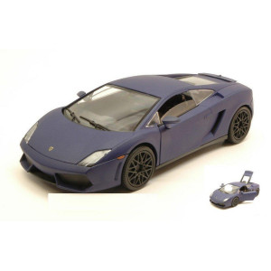 MotorMax Scale Model Compatible with Lamborghini Gallardo LP560-4 2009 Satin Series MATT Blue 1:24 MTM79504