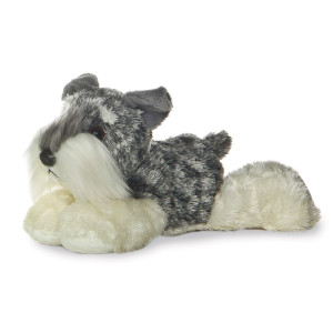 Aurora Adorable Mini Flopsie Stein Stuffed Animal - Playful Ease - Timeless Companions - Gray 8 Inches