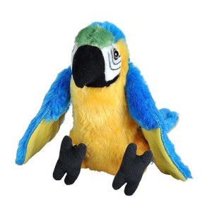 Wild Republic 12292 Macaw Parrot Plush, Stuffed Animal, Plush Toy, Gifts for Kids, 8, Cuddlekins