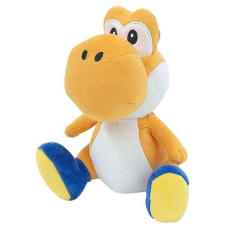 Little Buddy 1390 Super Mario All Star Collection 7 Orange Yoshi Plush