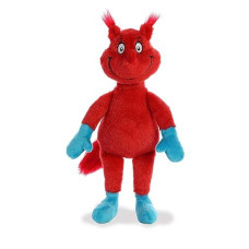 Aurora Whimsical Dr. Seuss Fox in Socks Stuffed Animal - Magical Storytelling - Literary Inspiration - Red 12 Inches