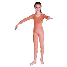 Girl'S Unitard Peach Velvet Xs