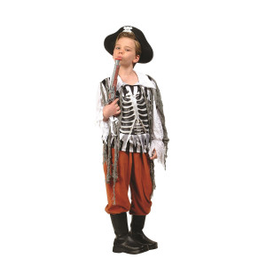 Kid Skull Pirate 2 Pc Outfit L