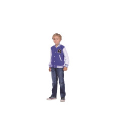 Child Letterman Jacket: Blue L