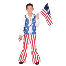 Child Patriotic 2 Pc Costume:M