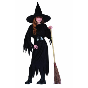 Classic Witch W/Hat, Child, S