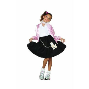 Blk Poodle Skirt-Chd Small