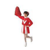 Cheerleader Girl Costume:Bluel