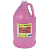 School Smart Washable Tempera Paint, Gallon, Pink