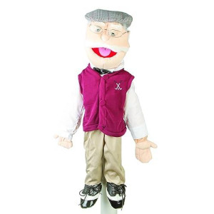 Sunny Toys Gs4102 28 In Grandpa Golfer- Full Body Puppet