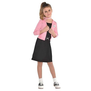 Grease Pink Ladies Costume | Child Small
