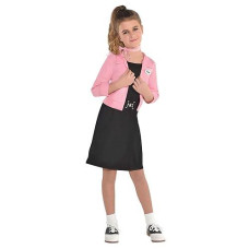 Grease Pink Ladies Costume | Child Large