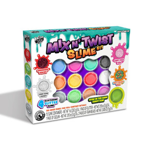 Mix N Twist Slime Kit | 15 Pre-Made Slimes