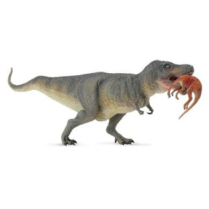 Collecta Prehistoric Life Collection Miniature Figure | Tyrannosaurus Rex W/Prey