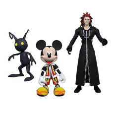 Kingdom Hearts Select Action Figure Set - Mickey, Axel & Shadow