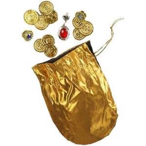 Desert Prince/Princess Coin And Jewel Pouch Costume Accessory