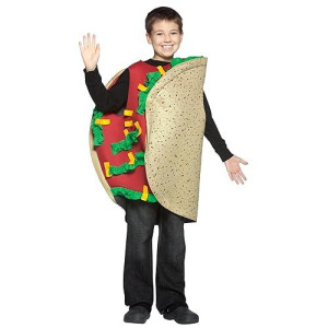 Funny Food Mexican Taco Child Costume 7-10