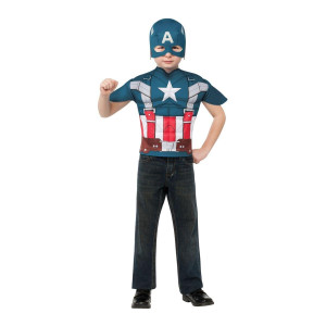 Winter Soldier Marvel Retro Muscle Captain America Child Costume One Size
